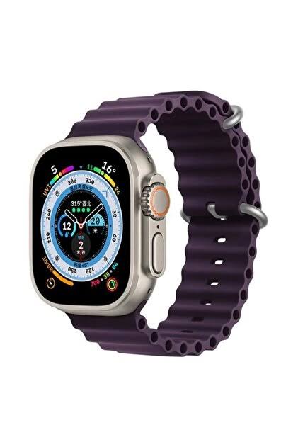 Apple Watch Uyumlu Silikon Kordon – Mor