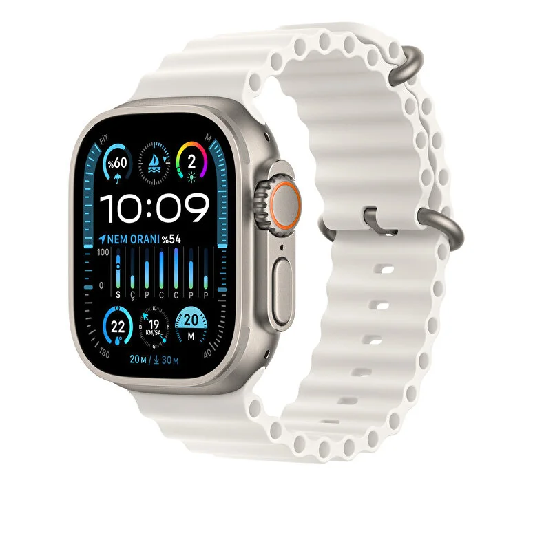 Apple Watch Uyumlu Silikon Kordon – Beyaz