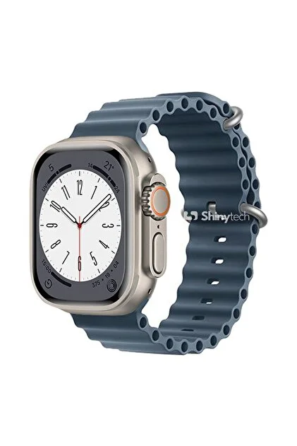 Apple Watch Uyumlu Silikon Kordon – Gri
