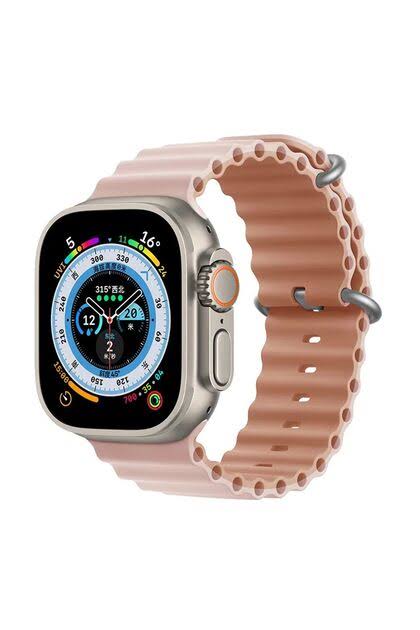 Apple Watch Uyumlu Silikon Kordon – Pembe